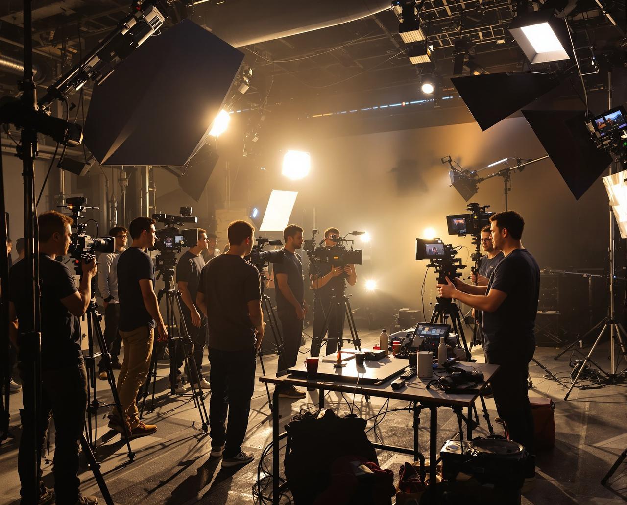 花都视频制作现场